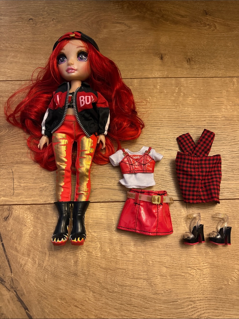 Rainbow High Red-Haired “Ruby Anderson”  fashion doll with accessories